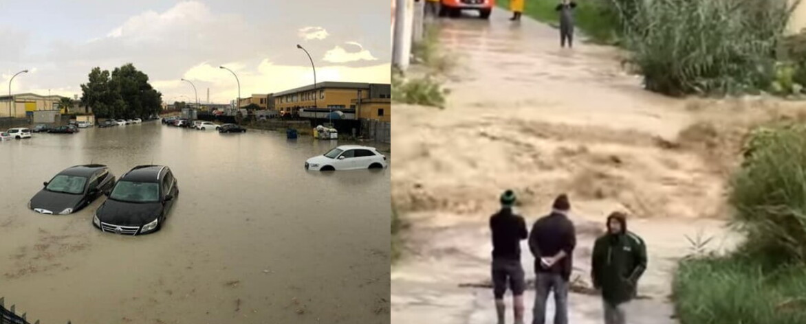 La Sicilia Ancora Una Volta Alluvionata: Strade Invase Da Acqua E Fango ...