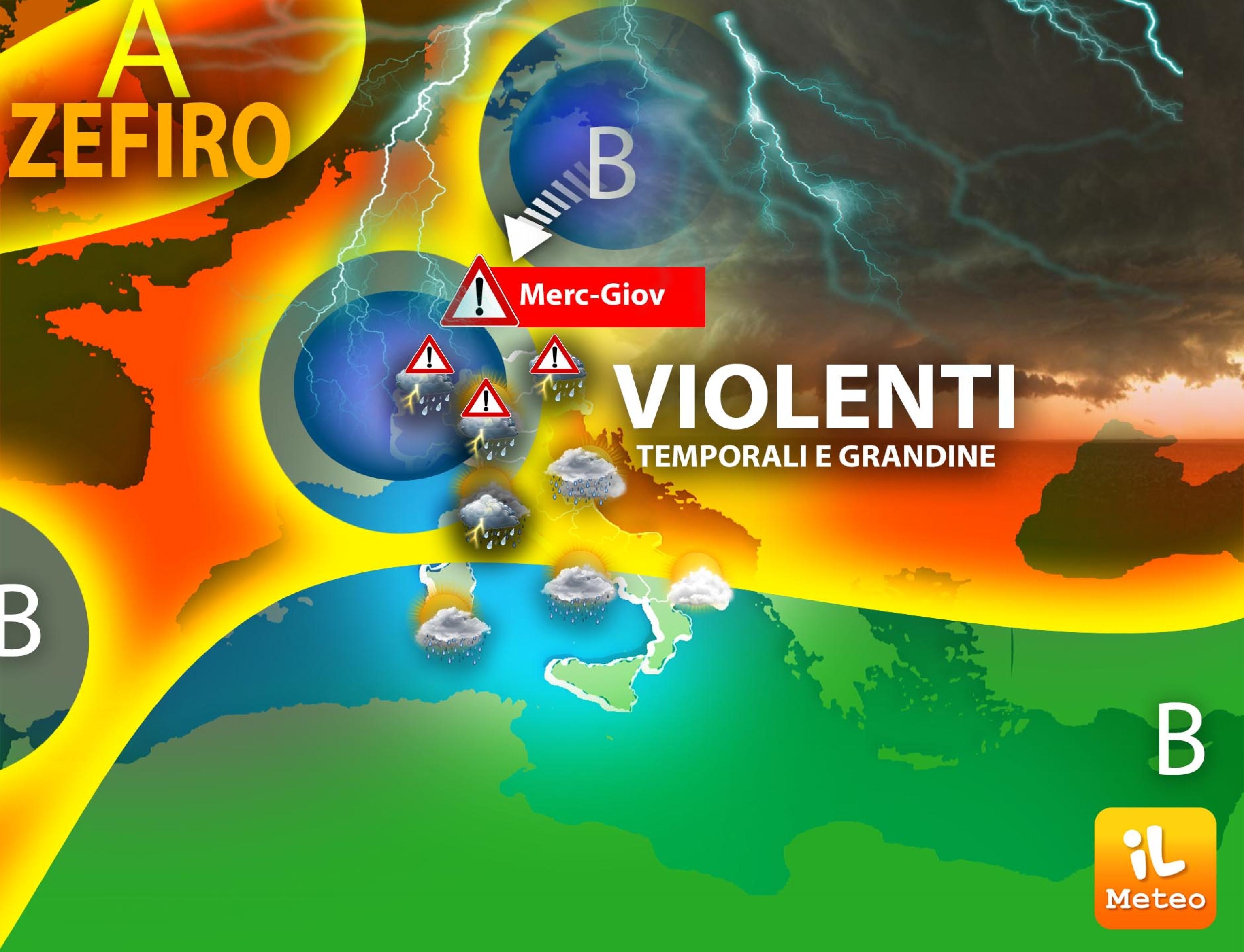 Nuova Perturbazione, In Arrivo Violenti Temporali E Grandine - La Sicilia